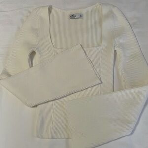 hollister cozy square-neck sweater